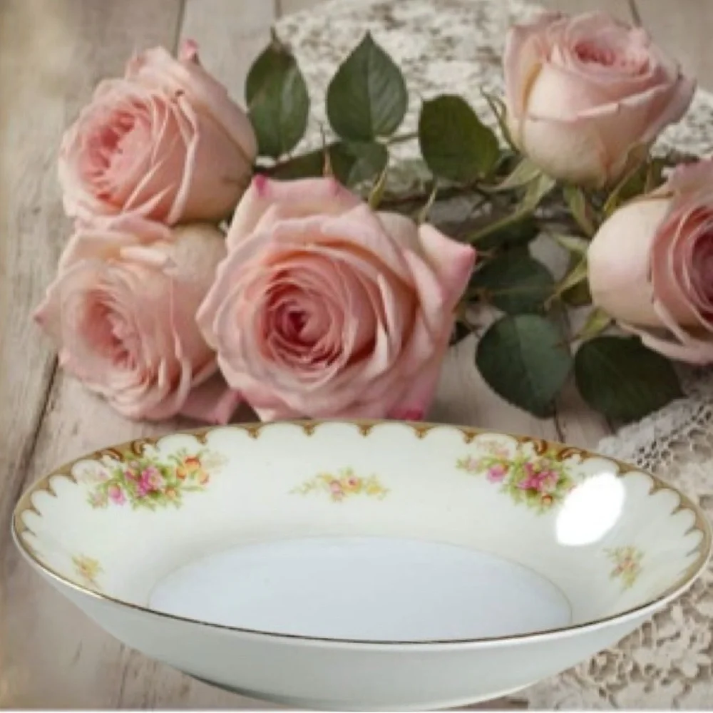 Vintage floral dining